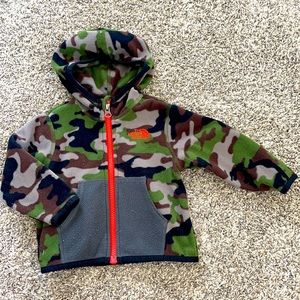 The North Face fleece zipper hoodie
